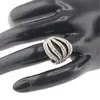 Inel reglabil Cupru placat cu Aur galben 14k, model fantesia cu zirconiu, imagine 3