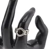 Inel reglabil Cupru placat cu Aur galben 14k, model impletit cu zirconiu, imagine 3