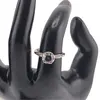 Inel reglabil Cupru placat cu Aur roz 14k, model vintage cu zirconiu iridescent, imagine 3