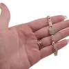 Bratara din cupru placat cu aur galben 18k, model trei tablite, imagine 3