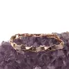 Bratara din cupru placat cu aur roz 18k, model box cu tablite mici, imagine 2
