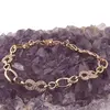 Bratara din cupru placat cu aur roz 18k, model infinit, imagine 2