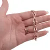 Bratara din cupru placat cu aur roz 18k, model rustic, imagine 3