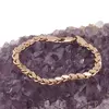 Bratara din cupru placat cu aur roz 18k, model spic clasic, imagine 2
