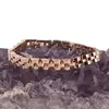 Bratara din cupru placat cu aur roz 18k, model zale panther, imagine 2