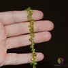 Colier peridot picaturi 6-7mm