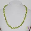 Colier peridot picaturi 6-7mm