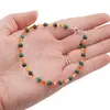 Bratara Carneol si Malachit sfere cu Argint 925, 2-4mm, imagine 4