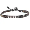 Bratara wrap Ochi de tigru sfere, 4mm