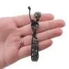 Bratara wrap pe trei randuri Smarald discuri fatetate, 4mm, imagine 5