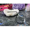 Colier Onix negru mat, Coral alb si stelute din Hematit argintiu, 4-6mm, imagine 7