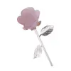Trandafir din metal argintiu si Opalit, 23cm, imagine 2