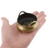 Vas cu broasca raioasa pentru ardere betisoare parfumate, alama - 6cm, imagine 4