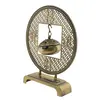 Vas pentru ardere tamaie, ierburi parfumate si betisoare parfumate moneda chinezeasca, alama - 14cm, imagine 3