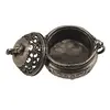 Vas pentru ardere tamaie si ierburi parfumate cadelnita cu dragon, alama - 50mm, imagine 4