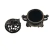 Vas pentru ardere tamaie si ierburi parfumate caldelnita cu Pixiu, alama - 45mm x 55mm, imagine 4