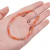 Bratara Cornalina si Piatra Soarelui sfere fatetate cu Argint 925, 3-4mm, imagine 4