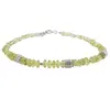 Bratara Peridot sfere si discuri cu Argint 925, 3-4mm, imagine 2