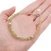 Bratara Peridot sfere si discuri cu Argint 925, 3-4mm, imagine 4