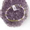 Bratara Piatra lunii si Peridot discuri fatetate cu Argint 925, 4-5mm, imagine 3
