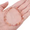 Bratara Piatra Soarelui sfere si discuri fatetate cu inimi din Argint 925, 2-6mm, imagine 4