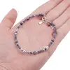 Bratara Sodalit si Safir sfere fatetate cu Argint 925, 2-4mm, imagine 4