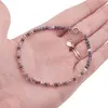 Bratara Turmalina roz discuri fatetate si Safir sfere fatetate cu Argint 925, 2-3mm, imagine 4