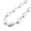 Colier Perle de Mallorca baroque albe, 26mm, imagine 3