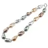 Colier Perle de Mallorca baroque multicolor, 26mm, imagine 2