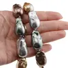 Colier Perle de Mallorca baroque multicolor, 26mm, imagine 4