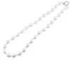 Colier Perle de Mallorca lunguiete albe, 13mm, imagine 2