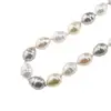 Colier Perle de Mallorca lunguiete multicolor, 13mm, imagine 3