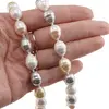 Colier Perle de Mallorca lunguiete multicolor, 13mm, imagine 4