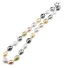Colier Perle de Mallorca lunguiete multicolore, 16mm, imagine 2