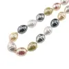 Colier Perle de Mallorca lunguiete multicolore, 16mm, imagine 3