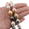 Colier Perle de Mallorca lunguiete multicolore, 16mm, imagine 4
