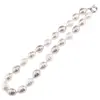 Colier Perle de Mallorca lunguiete roz, crem si albe, 16mm, imagine 2