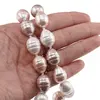 Colier Perle de Mallorca lunguiete roz, crem si albe, 16mm, imagine 4