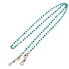 Colier / Snur pentru ochelari albastru sfere fatetate, 58cm