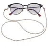 Colier / Snur pentru ochelari bej discuri fatetate si Perle, 70cm, imagine 3