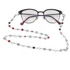 Colier / Snur pentru ochelari cu elemente rotunde multicolore, 62cm, imagine 3