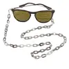 Colier / Snur pentru ochelari model lant din plastic gri, 72cm, imagine 3