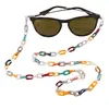 Colier / Snur pentru ochelari model lant din plastic multicolor, 72cm, imagine 3