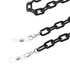 Colier / Snur pentru ochelari model lant din plastic negru, 72cm, imagine 2