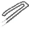 Colier / Snur pentru ochelari model lant din plastic negru, 72cm