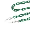 Colier / Snur pentru ochelari model lant din plastic verde, 72cm, imagine 2