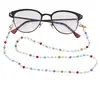 Colier / Snur pentru ochelari Perle si cristale multicolore, 60cm, imagine 3