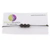 Bratara cu snur Bronzit sfere, 6mm