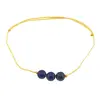 Bratara cu snur Lapis Lazuli sfere, 6mm, imagine 2