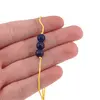 Bratara cu snur Lapis Lazuli sfere, 6mm, imagine 3